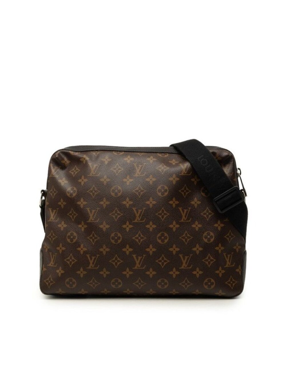Louis Vuitton Monogram Macassar Torres Crossbody Shoulder Bag Brown Leather